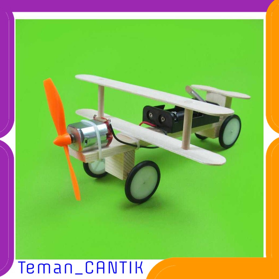 TC-MA201 Mainan Elektronik Pesawat Rakitan Mesin Dinamo - HF2205
