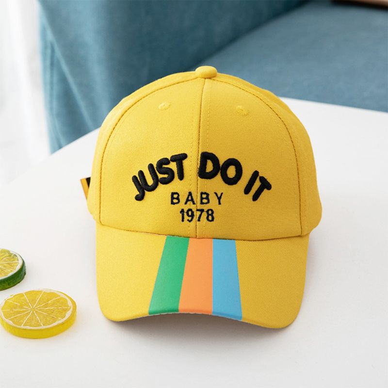 Topi Baseball Anak Just Do It / Topi Just Do It Ring Besi Laki Perempuan Usia 1-8 Tahun