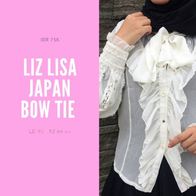  TIESTUFF Thrift Preloved Liz lisa  japan kemeja  vintage 