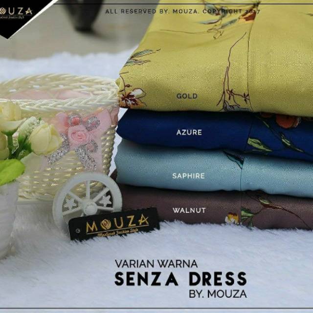 Gamis Bunga Cantik Senza by Mouza