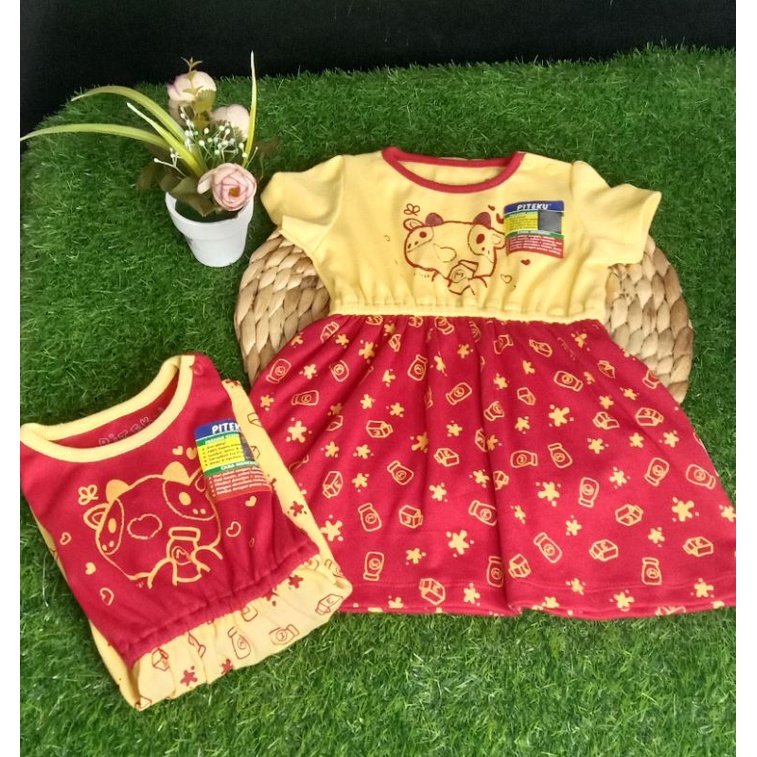 PITEKU DRESS BAYI THE COW R16 - ROK BAYI