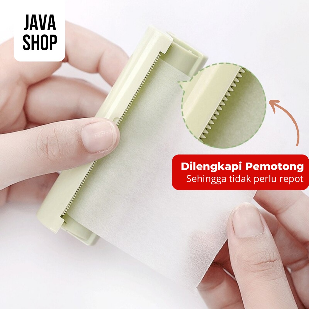 JAVASHOP Sabun Kertas Roll Cuci Tangan Praktis Paper Soap Traveling