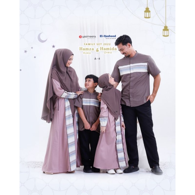 Family Set 2022 by el Rasheed dan Yasmeera// Baju Lebaran terbaru
