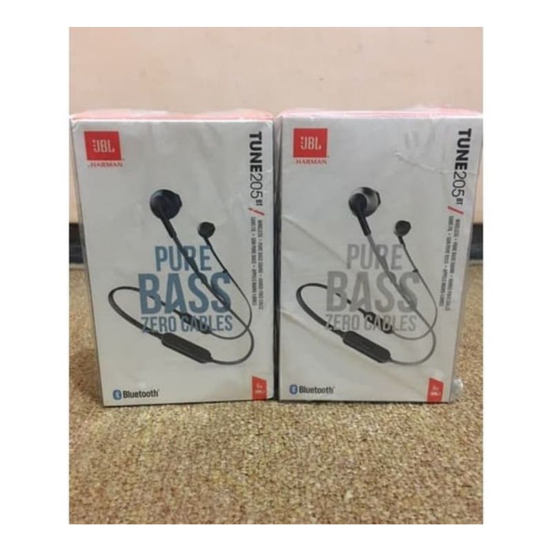 Original JBL T205BT Earphone Bluetooth Headset Garansi Resmi IMS