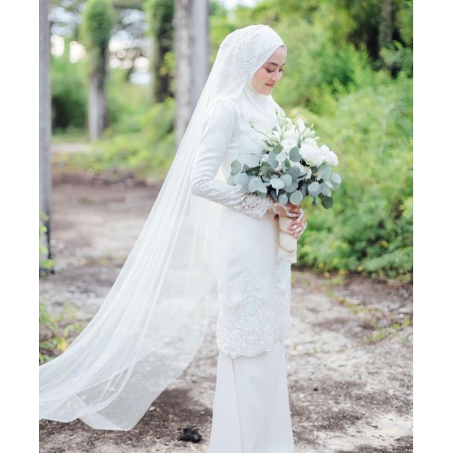 Jual Gaun Pengantin Muslimah Malaysia Melayu Gaun Walimah Gaun Akad Wedding Dress Muslimah