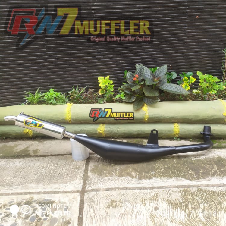 Knalpot Suzuki RC 100 Tornado gx-gs Kristal Standar Racing Slencer Kecil Suara Garing Gemrincing RN7