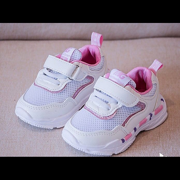 Sepatu Anak Fashion Sport PINK-WHITE