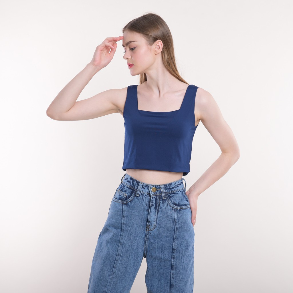 ADA - Tank Top Janice Basic Square Stretch Comfy-3