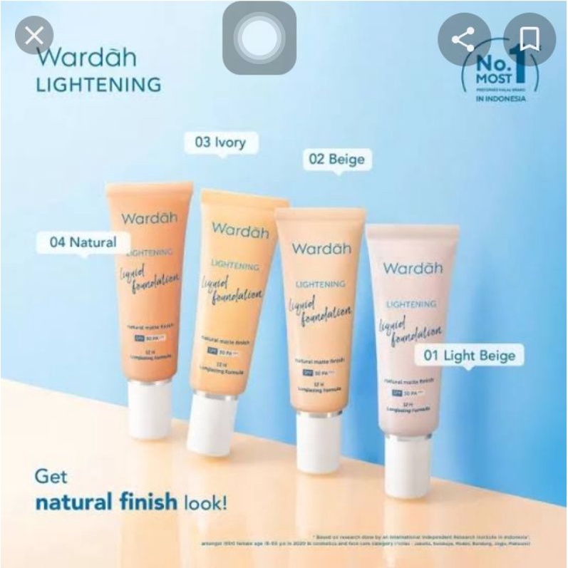 ☃Cutezz_Ching1☃Wardah Lightening Liquid Foundation