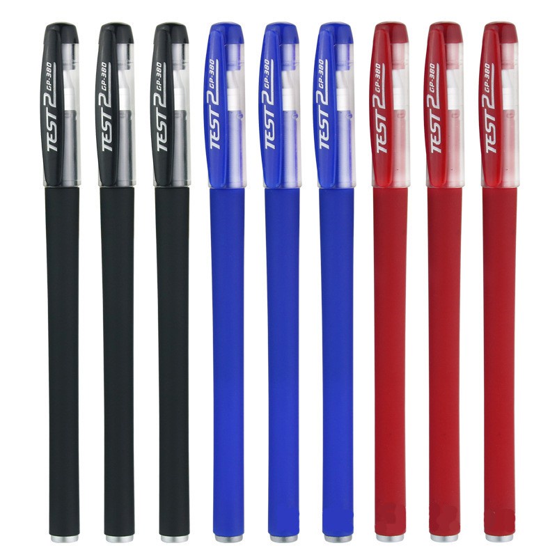 Pulpen Sekolah Kantor Import Black Gel Pen 0.5mm Pen Pulpen Gel Retractable Tinta Hitam 0.5mm