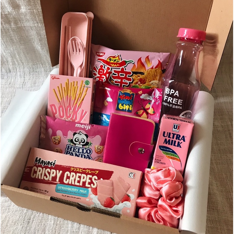 

[READY STOCK] SNACK BOX / GIFT BOX / SNACKBOX MONOCHROME (Platinum Package)