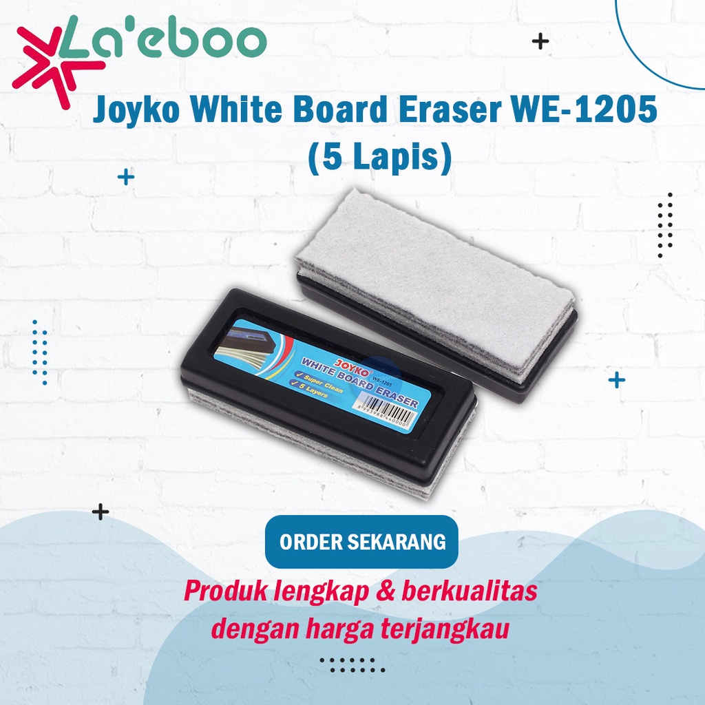 

Penghapus Papan Tulis Joyko 5 Lapis/Magnet | Joyko White Board Eraser WE-1205/WE-1