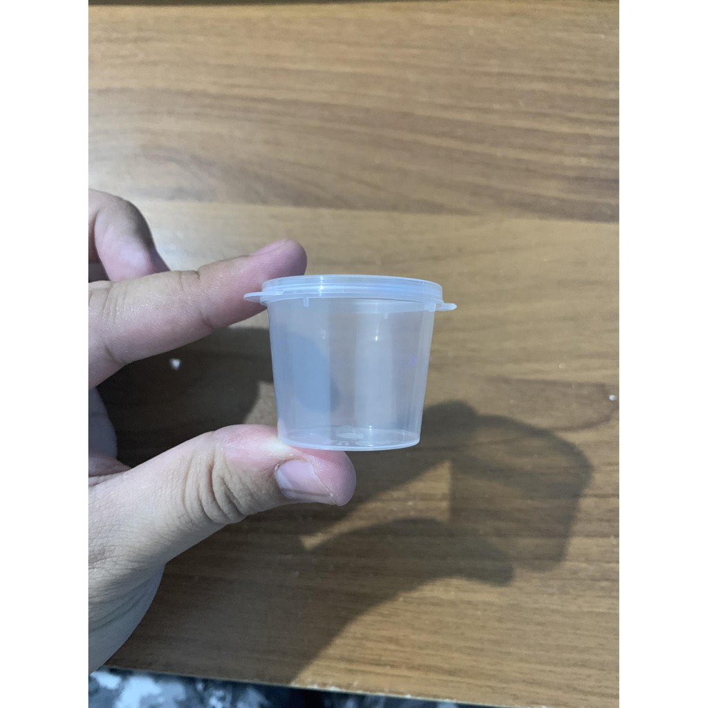 Tempat Saos Plastik 25 ml/ Cup Sambal / Sauce Container