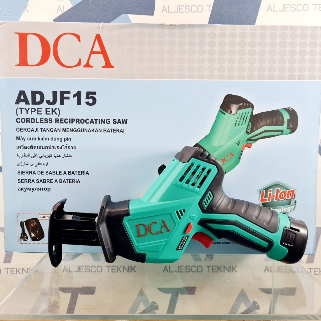 DCA ADJF15 E CORDLESS SABRE SAW - MESIN GERGAJI BATERAI