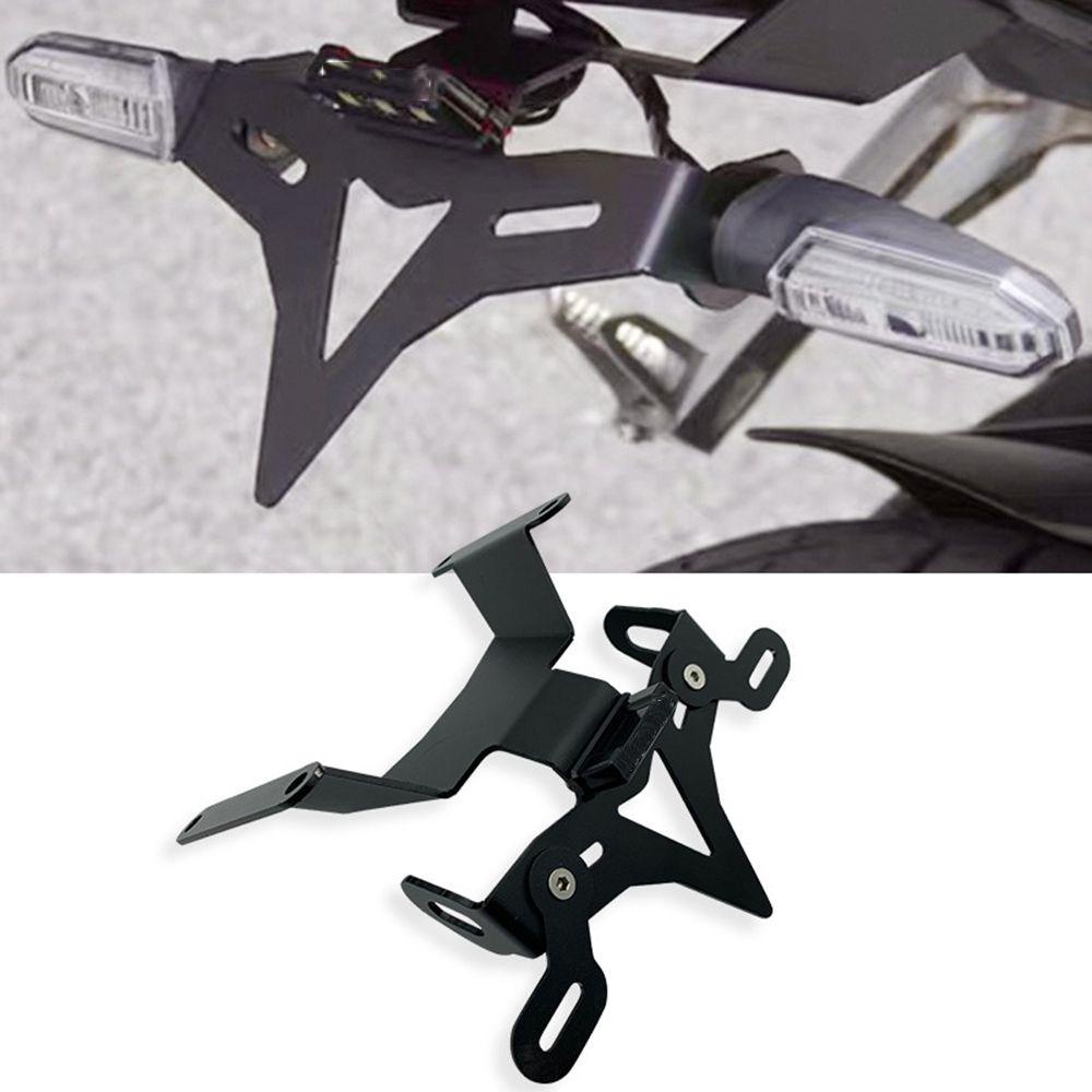 Populer Dudukan Plat Nomor Belakang Sepeda Motor Taillight Plat Frame Fender Eliminator Plat Lis Belakang Bracket Plat Lipat Untuk HONDA Cb650R2019+