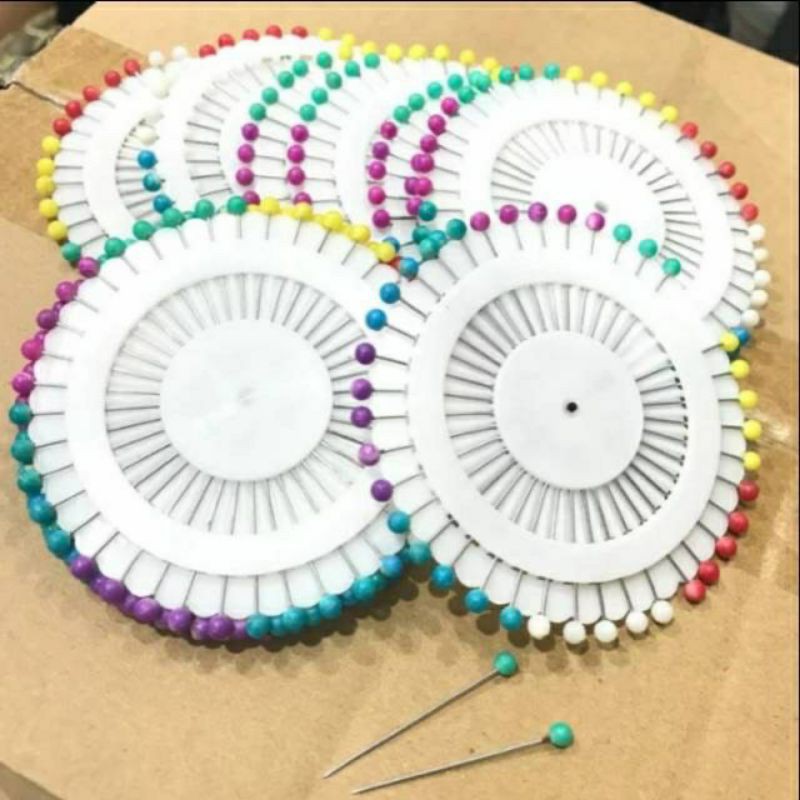 JARUM PENTUL BULAT WARNA