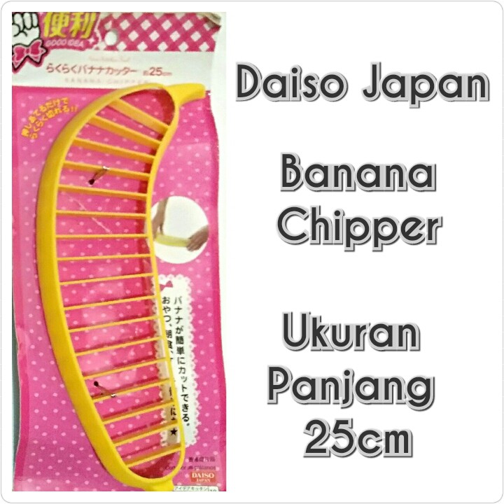 DAISO Pemotong Pisang DAISO JAPAN Banana cutter Chipper Alat Potong pisang praktis pisau pisang alat iris