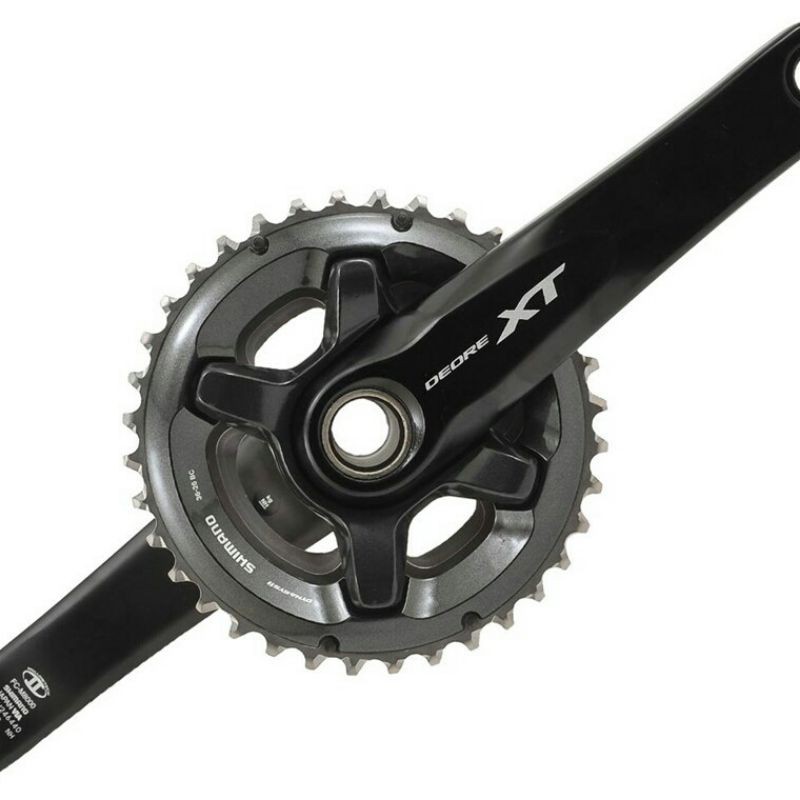 Crank Shimano Deore XT M8000 2 Speed Dual Chain Ring