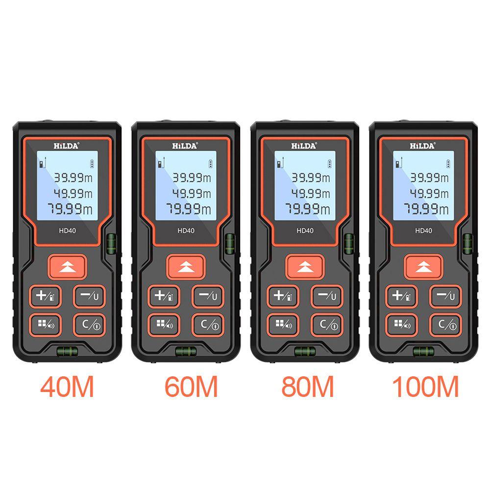 Solighter Distance Meter Alat Ukur Profesional 40M 60M 80M 100M Penggaris Digital