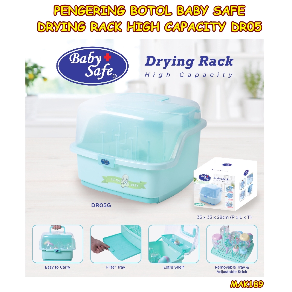 MAK189 RAK PENGERING BOTOL BABY SAFE DRYING RACK HIGH CAPACITY DR05