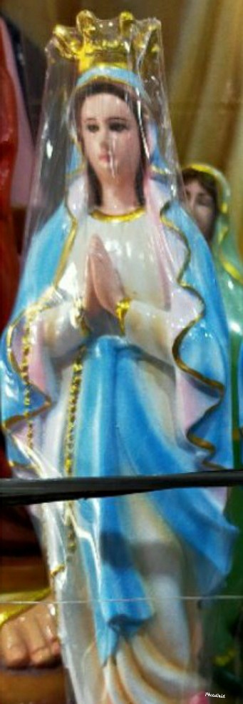 Patung Maria Lordes Mahkota/tanpa Mahkota 30cm (0890) - Patung Rohani