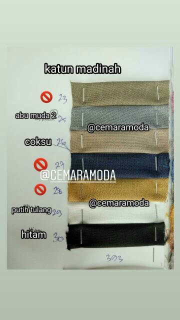 Kain Katun Madinah PER 0.5 METER FODU IMPORT / katun madina / madinah cotton / madina cotton