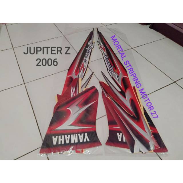 STIKER STRIPING JUPITER Z BURHAN 2006 2007 BURHAN LIS ORI / STANDAR , VARIASI