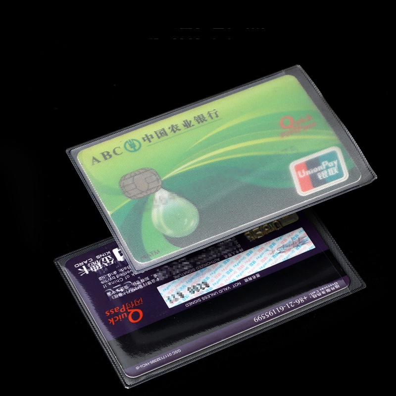 

516 Card Plastic Cover Plastik Pelindung Credit Card ATM KTP Bersih