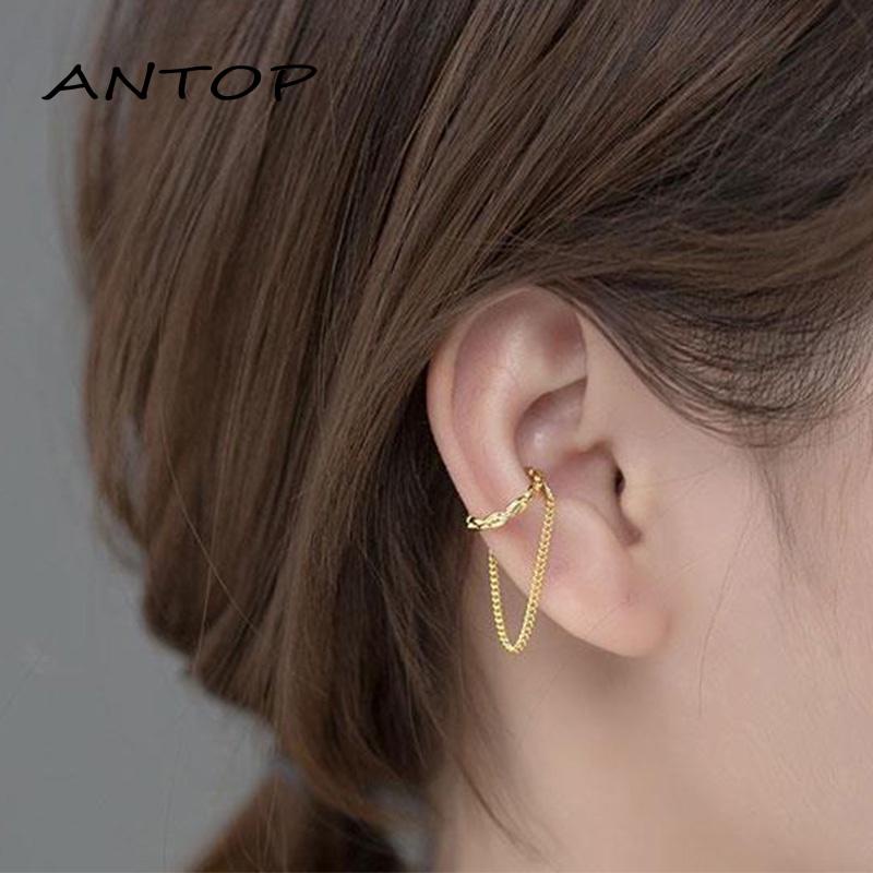 Anting Klip Tanpa Lubang Telinga Model Simple