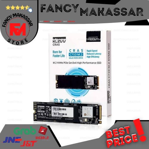 KLEVV SSD CRAS C710 1TB M.2 2280 NVMe PCie Gen3 x4 / FANCY_MAKASSAR