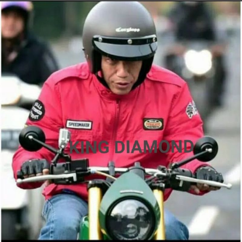 Spion Jokowi Model Bulat Klasic CNC Universal Merk Black Diamond