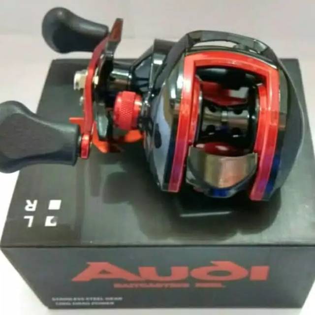 REEL BC AUDI 18+1 BALL BEARING MAX DRAG 10 KG handle kiri