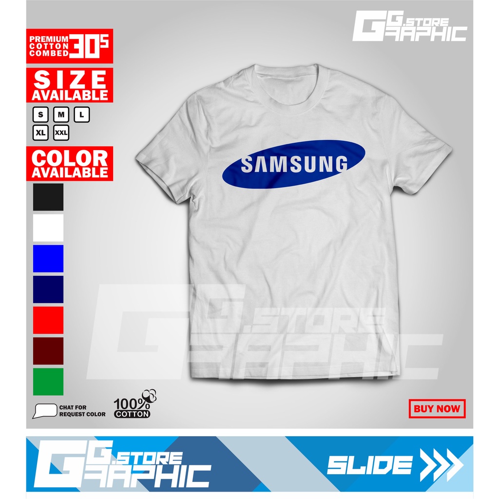 Kaos SAMSUNG LOGO 01 Murah Berkualitas