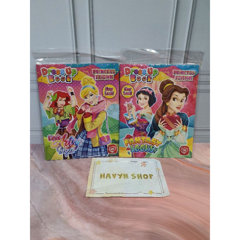 bongkar pasang kertas/mainan baju bajuan/Dress up-PRINCESS