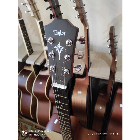 Gitar akustik ELEKTRIK LCD tuner  yammaha f310.  free packing kayu