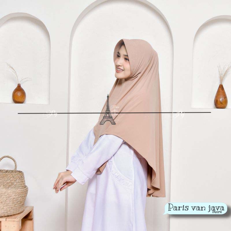 HIJAB BERGO HAMIDAH JUMBO JERSEY | KHIMAR SIMPLE PAD (L)