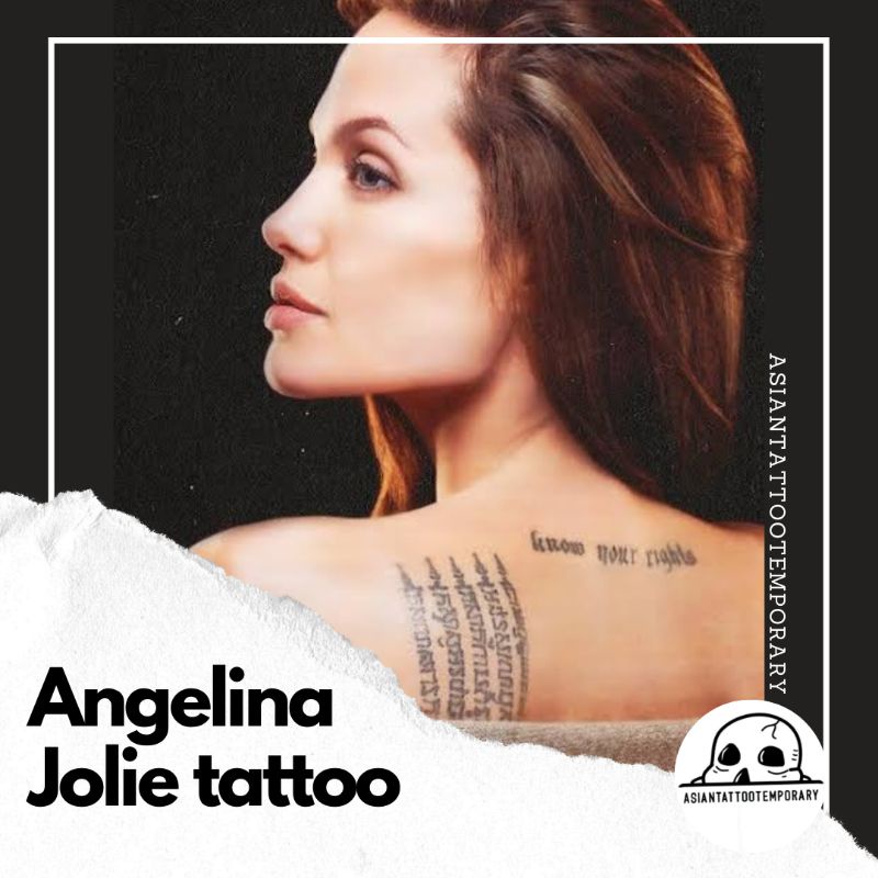 SAK YANT Magic Tatto Thailand ANGELINA JOLIE (TATO MANTRA) ASIANTATTOO