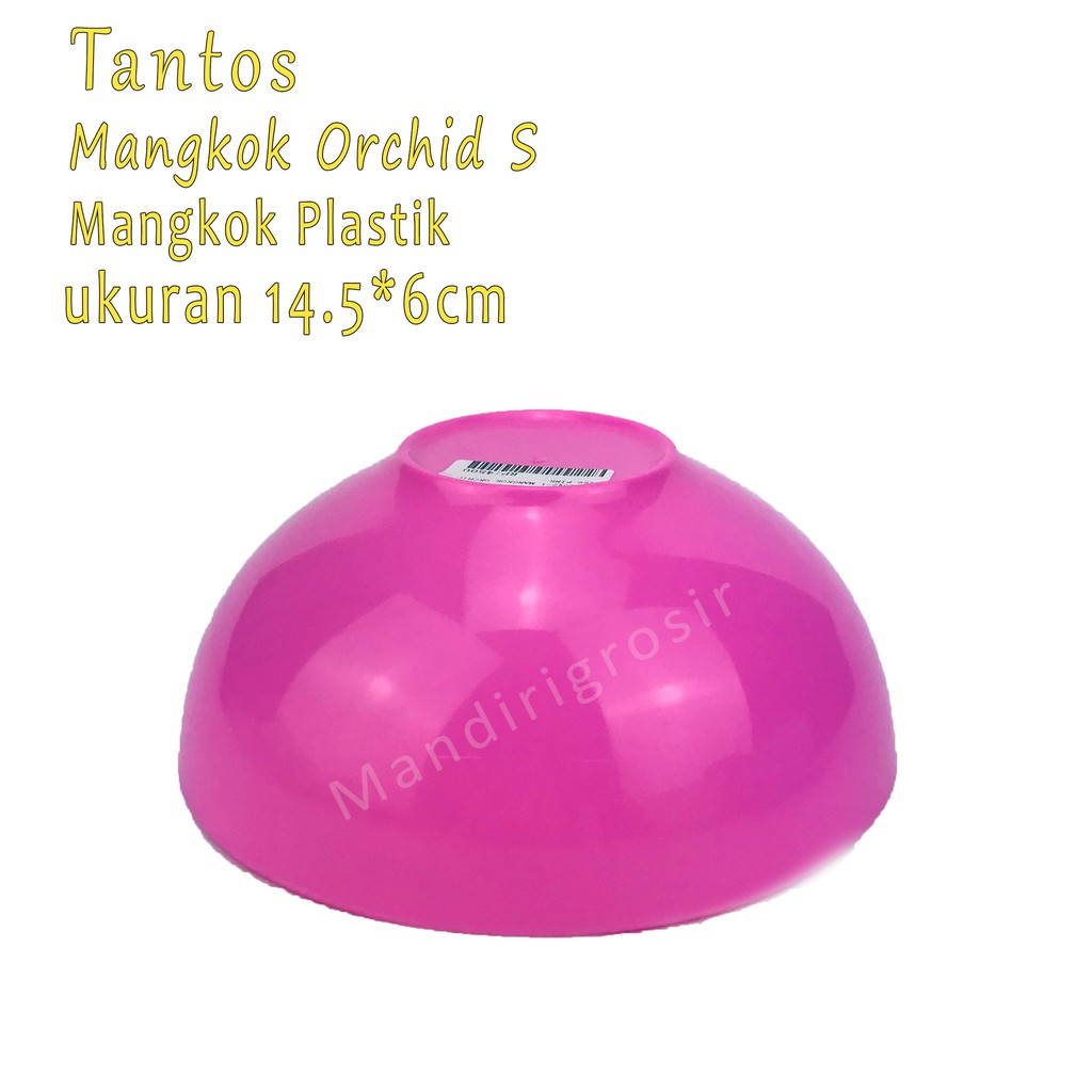 Mangkok plastik * Mangkok Orchid S * Pink *5158