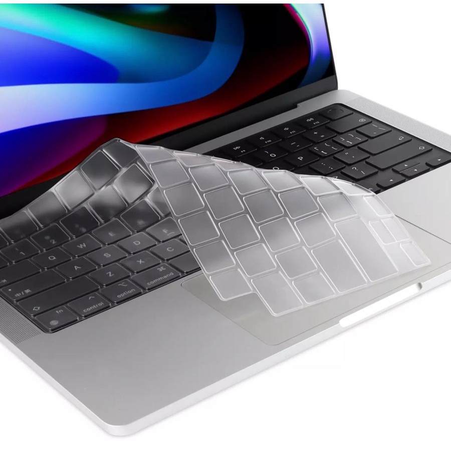 Pelindung buat Keyboard MacBook Pro 14/16 inch 2021 Transparan