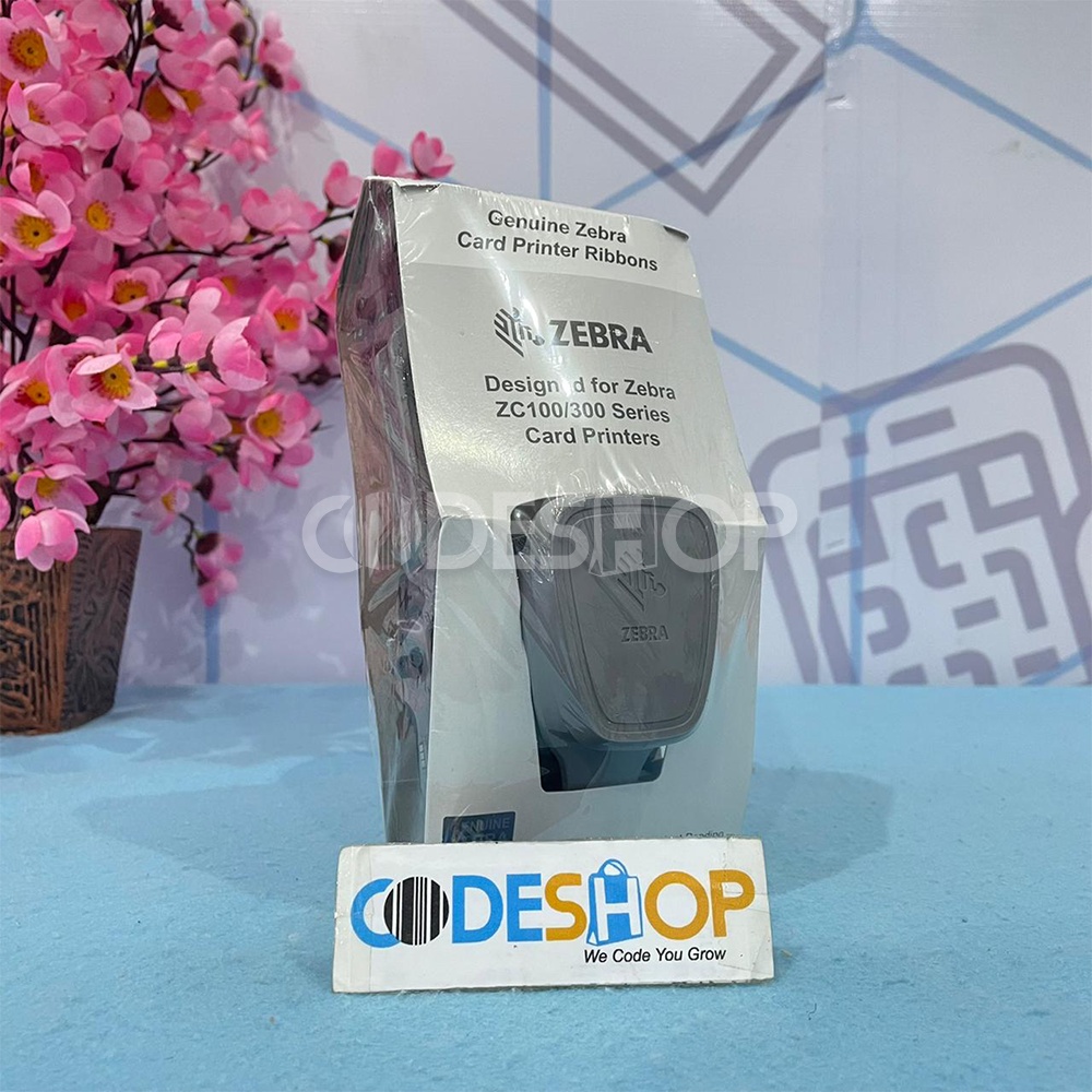 Genuine Zebra Card Printer Ribbon Designed for ZC100/300 Series termurah