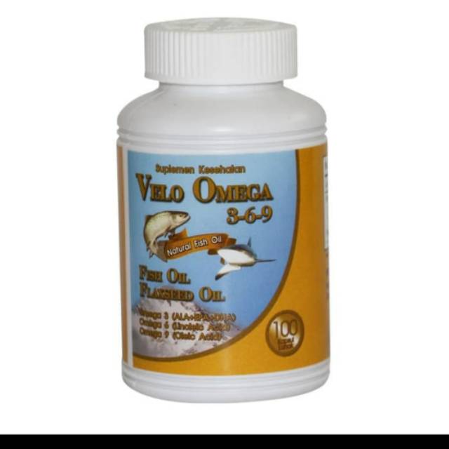 Jual VELO OMEGA 369 1000 MG EPA DHA + FLAXSEED OIL isi 100 softgel Shopee Indonesia