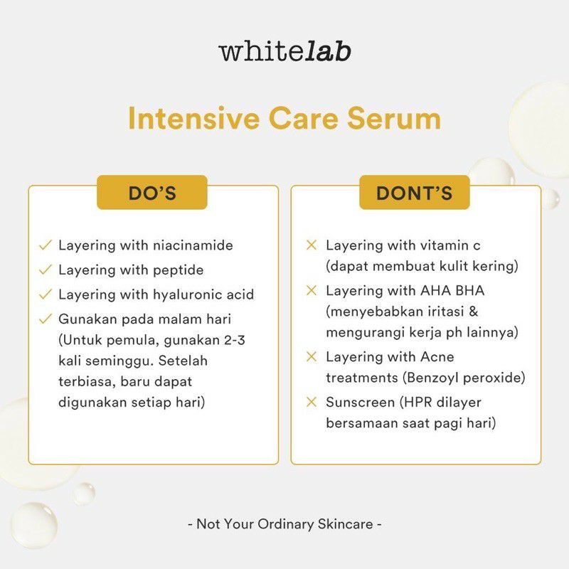 Whitelab Granactive Retinoid Intensive Care Serum 15mL