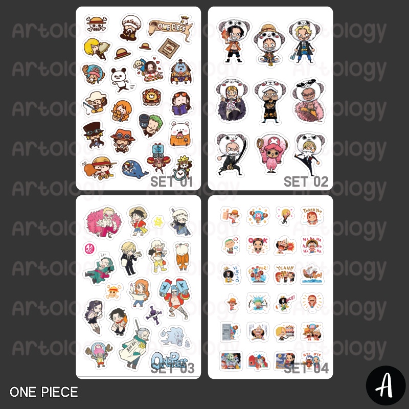 

Sticker Set Cute Chibi Anime One Piece Planner DIY Jurnal Koper Bullet Journal Luffy Zorro Sanji Chopper Law Ace Sabo