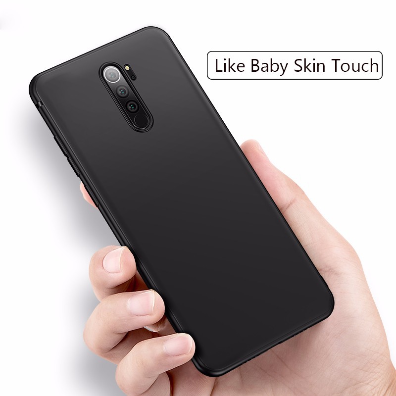 Softcase Xiao Mi Redmi Note 8 Note 8 Pro Note 9 9 Pro Slim Matte Case Hitam Black Case Lentur Lembut