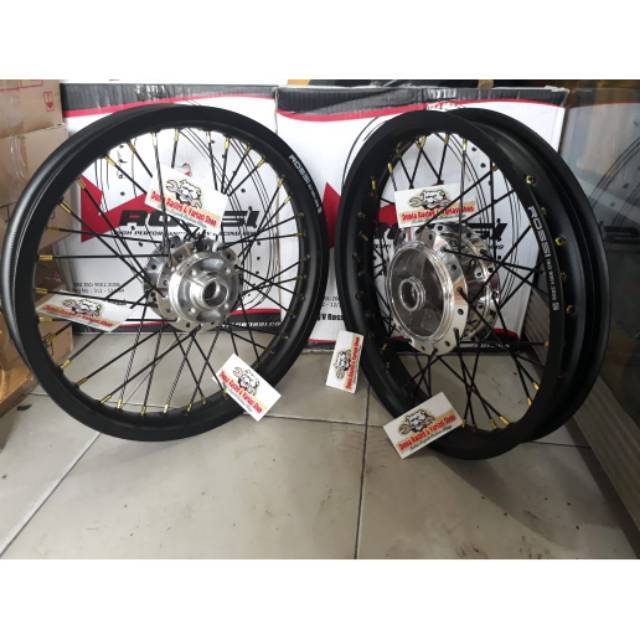 Velg Rx king 185 215 ring 18 Velg Rossi paketan velg Tromol jari jari sama rakit