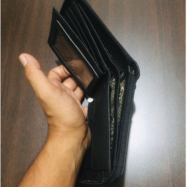 dompet kulit sleting full motif kulit jeruk miling free box bahan kulit asli berkualitas import #dompet #dompetkulit #dompetpria