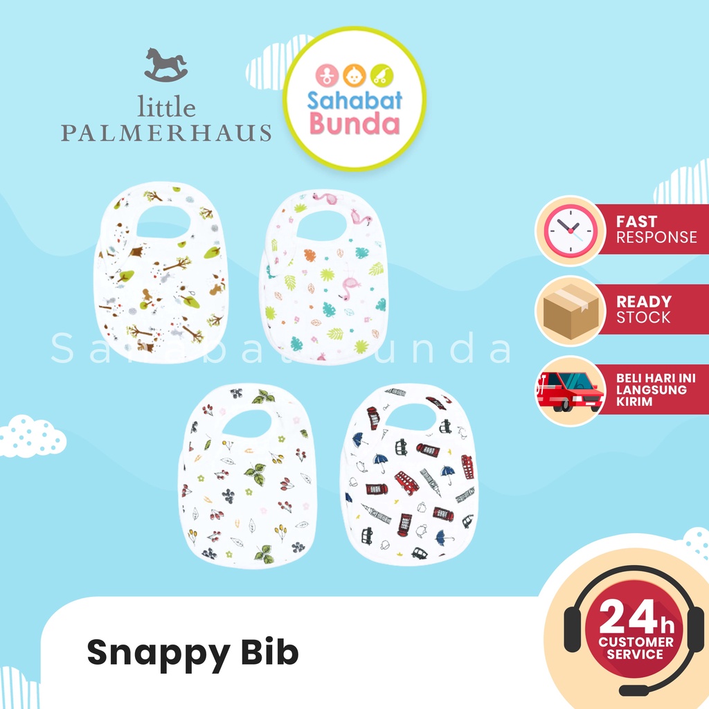 LITTLE PALMERHAUS Snappy Bib Celemek Anak