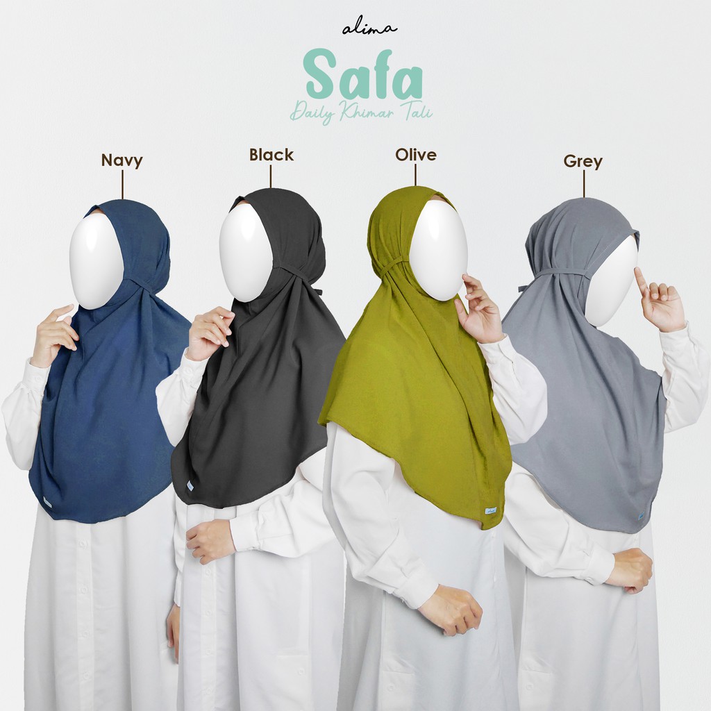 Bergo Maryam Viral | Safa Daily Khimar Tali by Alima Indonesia