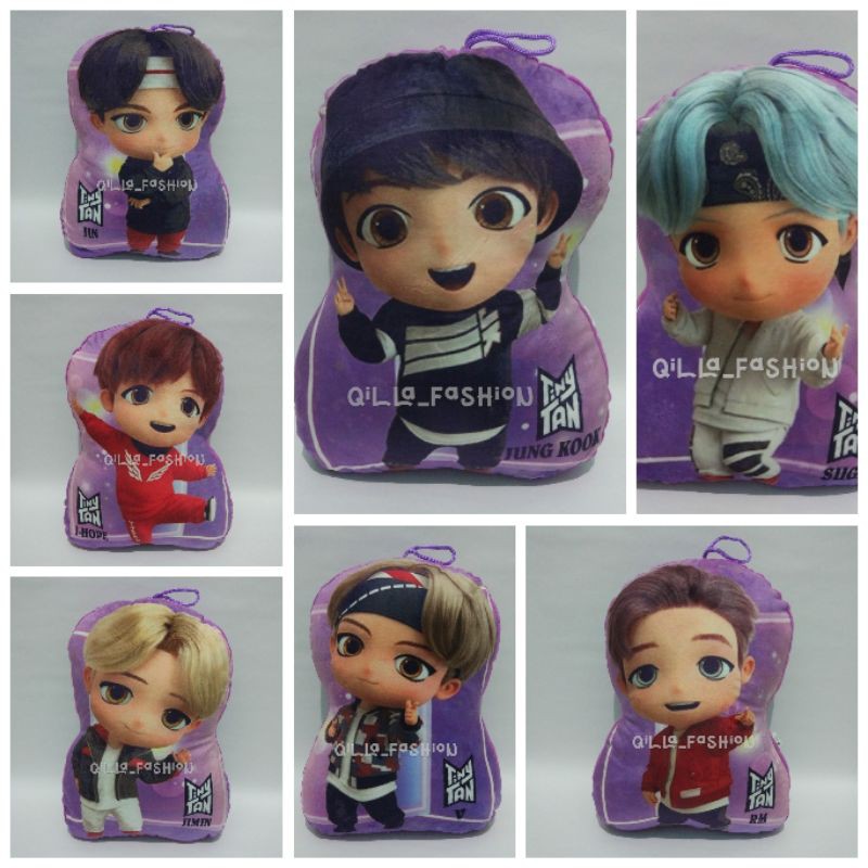 Bantal Boneka TINY TAN BTS BT21 Unofficial