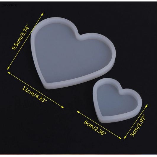 Pendant Silicone Molds - Heart Shape